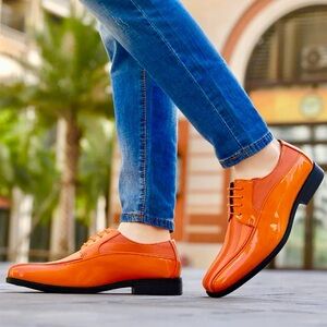 Shoes Oxford Formal Casual Patent Leather moccasins loafers Gift